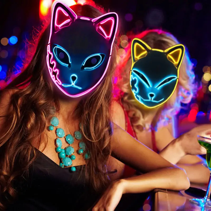 Luminous Feline Mask