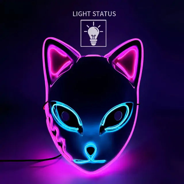 Luminous Feline Mask