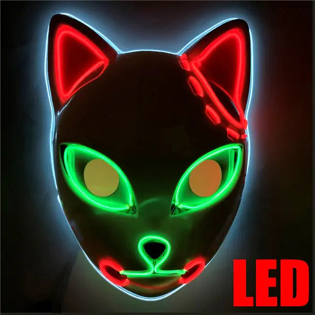 Luminous Feline Mask