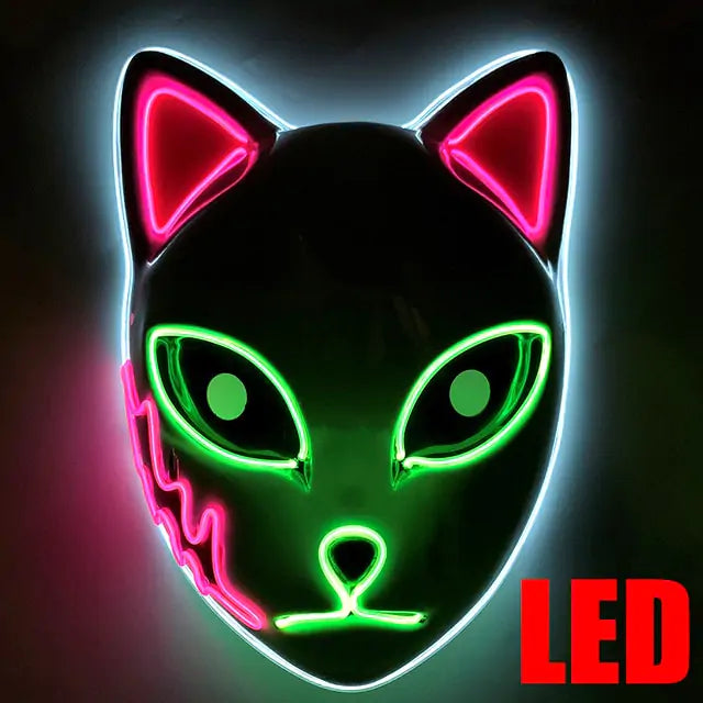 Luminous Feline Mask