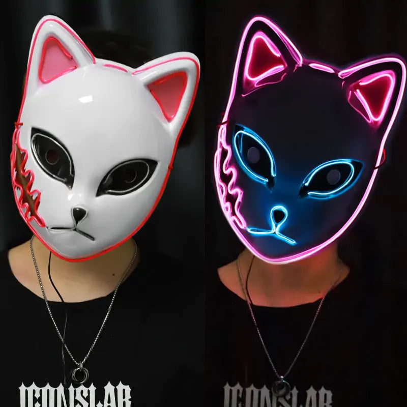 Luminous Feline Mask